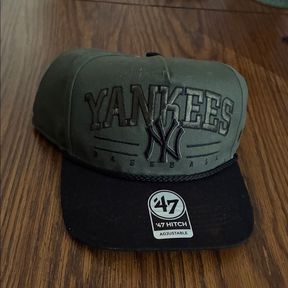 47 Brand Olive and Black Yankees Cap